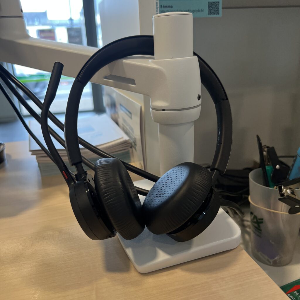 Casque téléphone Crédit Agricole