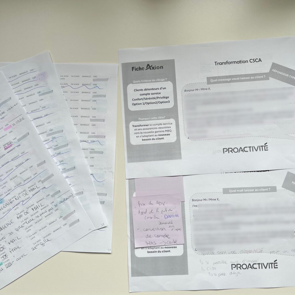 Script d’appels/aide stage Crédit Agricole