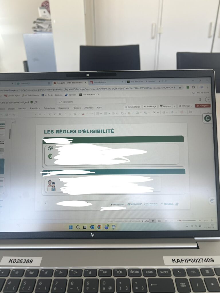 Recherche pour prospection stage